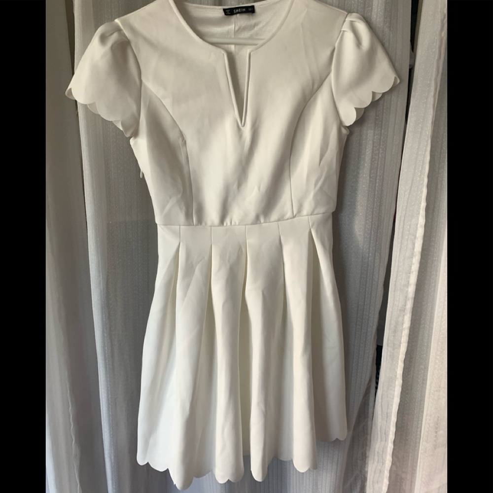 white dress